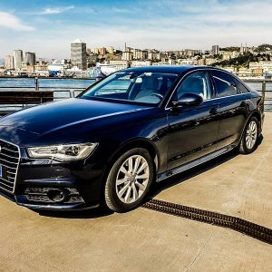 2020 audi a6 lanterna limo service private taxi ncc genova milano france